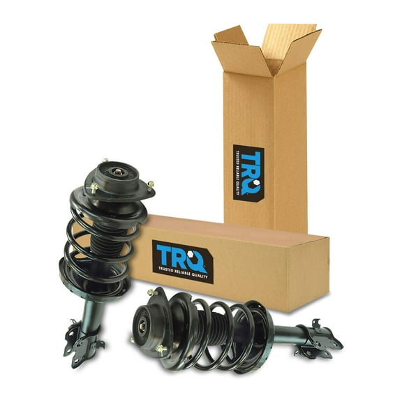 TRQ Front Strut & Coil Spring Assembly Set Driver & Passenger Sides Fits Select 06-07 Subaru B9 Tribeca 08-14 Tribeca