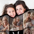 thumbnail image 4 of Personalized Mothers Day Birthday Gifts for Mom, Customized Mother's Day Unique Gifts from Daughter Son Kids Husband, Custom Mothers Day Blanket with Photos Text, Gifts for Mom Grandma Wife Blankets, 4 of 5
