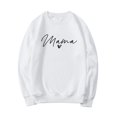 thumbnail image 3 of Sudadera con capucha para mamá, sudadera con mensaje de revelación de embarazo, sudadera con texto en inglés "Mama To Be", regalo para mamá, suéteres de manga larga para mujer, sudaderas con capucha g, 3 of 5