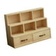 thumbnail image 5 of Gabinete de almacenamiento de madera, gabinete de mesa, organizador de maquillaje decorativo rústico. 2 cajones, 5 of 9