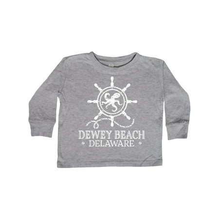 

Inktastic Dewey Beach Delaware Nautical Gift Toddler Boy or Toddler Girl Long Sleeve T-Shirt