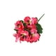 thumbnail image 4 of Billuyoard 3 piezas de flores artificiales de seda, planta de pensamiento, autoensamblaje, ramo de múltiples cabezas para fiesta, hogar, boda, adornos Decoración hueva roja Billuyoard HA084549-04, 4 of 6