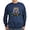 Navy, variant on CafePress - Wild Owl Sweatshirt - Classic Crew Neck Sweatshirt