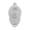 thumbnail image 3 of HMH Die Struck Hand Engraved Sterling Silver Miraculous Medal Scapular Combination for Men | Women with 18" Rhodium Plated Curb Chain packaged in Deluxe Velvet Box, 3 of 5