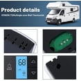 thumbnail image 5 of 3316250.712 RV Single Zone Wall Thermostat Compatible with Dometic, Used for Cool/Heat/Furnace Control, Blue Backlight LCD Display, Black 3-Wire, 5 of 5
