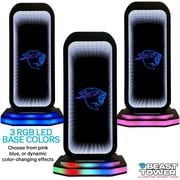 MrBeast Gaming Headphone Stand, RGB Light Display with Infinity Mirror Effect and Logo, Universal Headset Holder; USB Powered