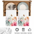 thumbnail image 5 of Summer Tropical Kitchen Towels Set of 4, Watercolor Palm Leaves Butterfly Flower Absorbent Dish Towels for Kitchen, Microfiber Hand Towel, Quick Drying Tea Towel for Cleaning Decorative Dishcloths, 5 of 7