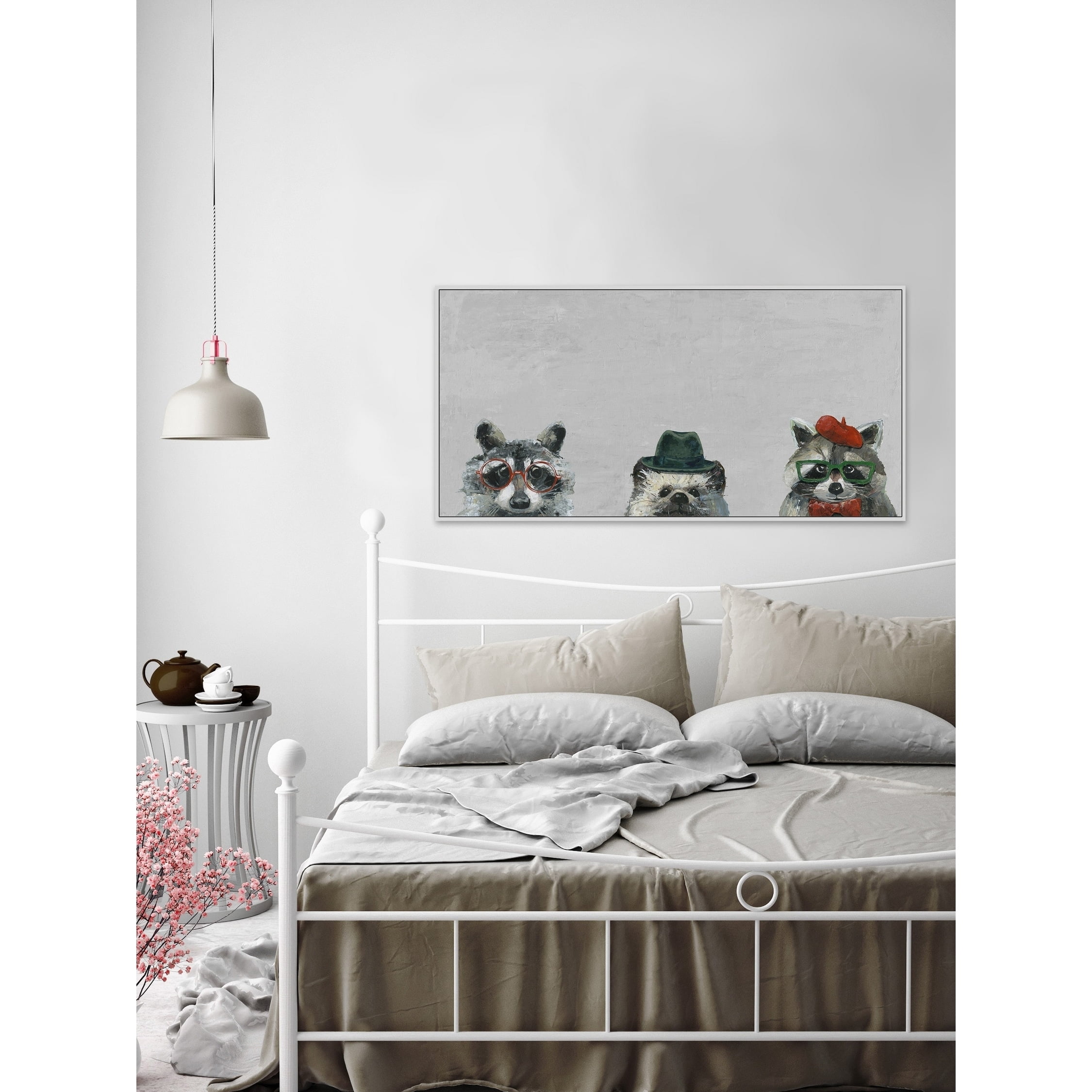The Artists IV Floater Framed Painting Print on Canvas