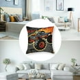 thumbnail image 5 of Monster Truck Boys Style Throw Pillow CoversDecorative Pillowcases Soft Cushion Covers for Sofa Couch Bed Home Decor, 5 of 7