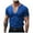 Blue, variant on Mens T-shirts Men's Summer Seasons Leisure Fashion Solid Color Contrast Design Short Sleeve Tops Short Sleeve Shirts Men Knit Top Slim Fit Long Running Shirts Polyester Bulk Puffy Men Bulk Sky Blue M
