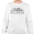 thumbnail image 2 of Skyline Atlanta Georgia Sweatshirt Unisex 5X-Large White, 2 of 5