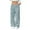 d-631Light Blue121, variant on MEZZALL Women Loose Pants Fashion Warm Elastic Waist Straight Casual Wear Cozy Solid Color Daliy Leisure Slacks Trousers