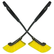 WORGEOUS 2pcs Car Wash Brush Wheel Brush Car Detailing Brush Tire Cleaning Brush With Long Handle Car Interior And Exterior Cleaning Supplies
