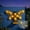 B, variant on Solar LED Butterfly Metal Wall Art Decor, Outdoor Garden Fence Hanging Light with Flower-Shaped LEDs, Waterproof Solar Powered Wall Sculpture for Patio Yard, Gift for Mom Grandma Gardening Lovers