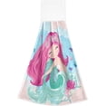 thumbnail image 2 of SKYSONIC Hanging Kitchen Towel 12 x 17 Inch Cute Mermaid Towel Set 2 Pieces of Dry Towels for Kitchen, Bathroom, Laundry Room Table, 2 of 7