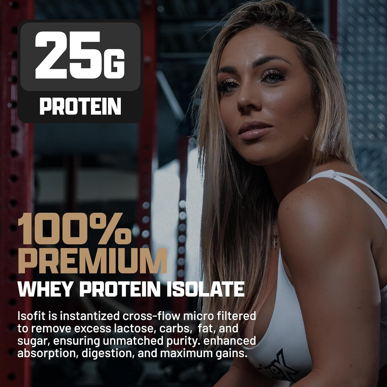 Nutrex Research IsoFit Chocolate Shake – 100% Whey Protein Isolate Powder for Lean Muscle, Recovery & Strength Support 70 Servings
