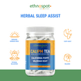 CaliPM Valerian Root California Poppy Herbal Sleep Aid Tea Promotes