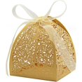 thumbnail image 1 of 70Pcs Wedding Candy Box Rose Chocolate Box, Hollow Wdding Candy Box Gold Candy Boxes, Favor Boxes, 1 of 5