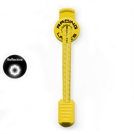 

HAWEE Elastic No Tie Shoelaces - Upgraded Lock Reflective Shoelaces Night Running Shoe Lace for Outdoors Sport Casual Running Trainer Sneaker (2 pack)