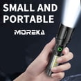 thumbnail image 2 of Lampara Táctica Recargable Usb Led COB en Blanco y Rojo de alerta Moreka MT-027 Default Title, 2 of 6