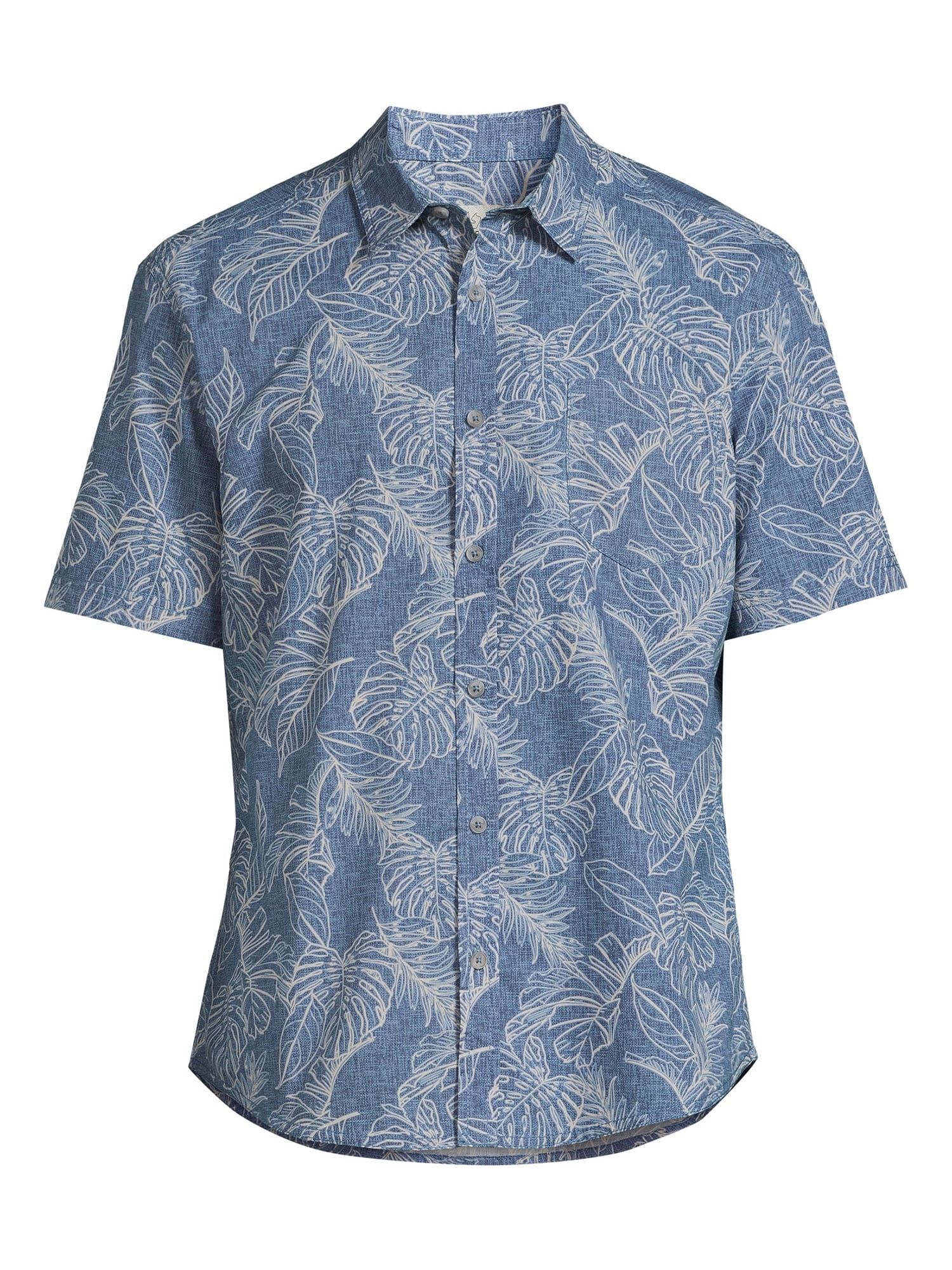 Burnside Men's Printed Woven Top with Short Sleeves, Sizes S-2XL