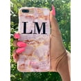 thumbnail image 3 of Personalised Natural Pink Marble Initials Samsung Galaxy Note 8 Case, iPhone 14, 3 of 5