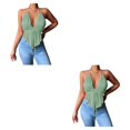 thumbnail image 3 of Minnieouse Chaleco con escote en V profundo, camisola con tirantes finos, Top corto sin espalda para niñas, accesorios de ropa de moda para vacaciones en Type1 NO1 Minnieouse CBP228838, 3 of 5