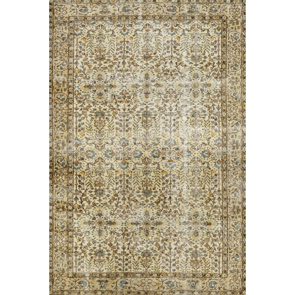 Brown Framed Area Rugs for Living Room Washable Rugs Boho Moroccan Area Rug Soft Neutral Geometric Bohemian Carpet Distressed Indoor Rug for Bedroom Dining Room Office Foldable Nonslip Rug