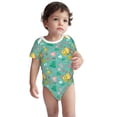 thumbnail image 3 of Daiia Happy Summer Printed Unisex-Baby Short Sleeve Onesies Bodysuits Baby Climbing Clothes Soft and Comfortable Romper with Expandable Shoulder Design-12 Months, 3 of 8