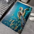 thumbnail image 4 of Diatomaceous Earth Bath Mat,Underwater Wild Turtle Non-Slip Volume Super Absorbent Fast Drying for Bathroom Kitchen Door mat,Eco-Friendly Easy to Clean 16×24Inch (40 * 60cm), 4 of 6