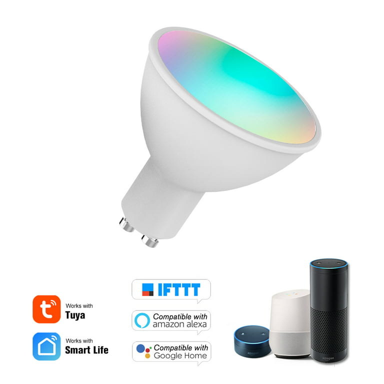 Illuminazione, Lampadina Smart da 10W Bluetooth + Wi-Fi gestito da NGS ORB  APP