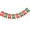 B, variant on Luminous Hanging Bunting Flags with String Lights for Christmas Tree & Window Decor, Multi-Color Holiday Scene Layout for Home & Events(B)