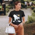 thumbnail image 7 of Shadow Milk Cookie Ladies Summer Print Fashion T-Shirt, 7 of 7