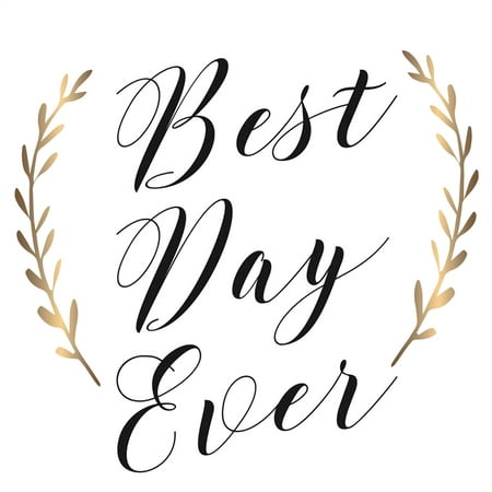 Paper Luncheon Napkin, 20 count, Best Day Ever (Best Day Ever Beverage Napkins)