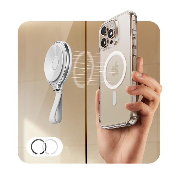 Soporte de ventosa ESR para teléfono MagSafe iPhone/Android, color blanco