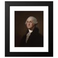 thumbnail image 2 of Gilbert Stuart 12x14 Black Modern Framed Museum Art Print Titled - George Washington (ca.&nbsp;1796-1805), 2 of 5