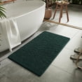 thumbnail image 2 of Alfombra de baño LOCHAS Luxury Shaggy, 60 x 120 cm, color verde cazador, 2 of 7