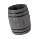 thumbnail image 5 of Organizador de utensilios de madera tipo barril rústico vintage para utensilios de cocina. Gris, 5 of 9