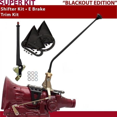 American Shifter 700R4 Shifter Kit 23 in. E Brake Trim Kit for D12FE