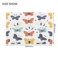 thumbnail image 4 of Bathroom Plush Absorbent Mat Single Square Pad 16x24Inches Bath Mat Fluffy Suitable For Bathroom Toilet Living Room Absorb Water Non-Slip Durable Colorful Cartoon Butterfly1, 4 of 9