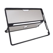 All in One Tablet Case, Shockproof Tablet Case Built in Pen Holder  for Work Matte White,Matte Grey