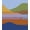 Blue, Pattern 6, variant on ODIKA 6'x9' Tan Black Geometric Abstract Modern Design Washable Area Rug Mid Century Contemporary Curved Lines Rectangular Shapes Artistic Non-Slip, Easy Care, for Family Room, Living Mater Bedroom