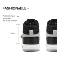 thumbnail image 4 of Zapatillas altas para niños y niñas DREAM PAIRS LilLegends 6 Gris, 4 of 5