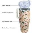 thumbnail image 4 of 40oz Bunny Tumbler with Handle and Straw, Rabbit Stainless Steel Travel Mug, Vacuum Insulated Water Bottle Cup, Easter Gift for Women Bunny Lovers, 4 of 6