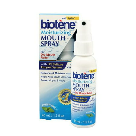 2 Pack Biotene Moisturizing Mouth Spray 1.5 Oz