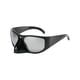 thumbnail image 3 of Gafas de sol para mujer, decoración, diseño retro decorativo, gafas clásicas para Negro y Plata, 3 of 9