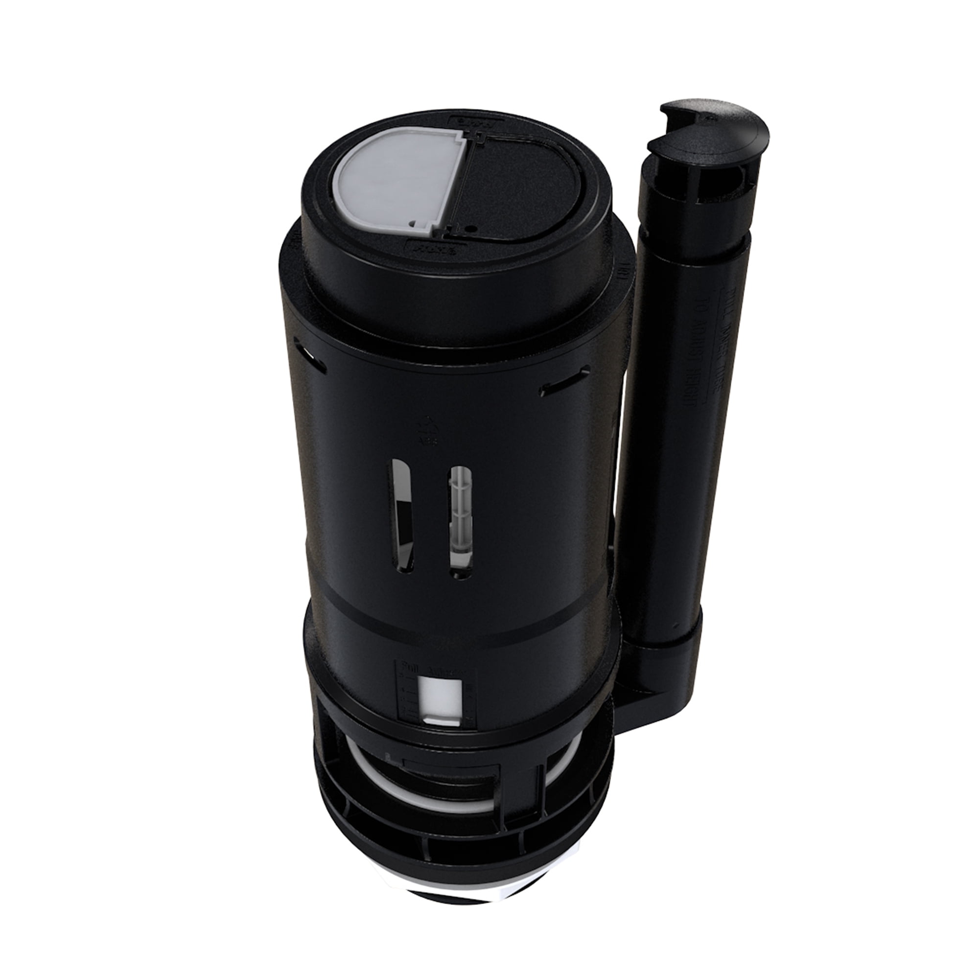 T Tulead Toilet Repair Kit – Dual Flush Valve 2.5" With 1/2" Fill Valve, Push Button & Adapters For One-Piece Toilets