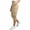 Khaki, variant on Tdoqot Womens Capris with Pockets- Stretch Elastic Waist Casual Baggy Summer Cargo Pants Black Size S-2XL
