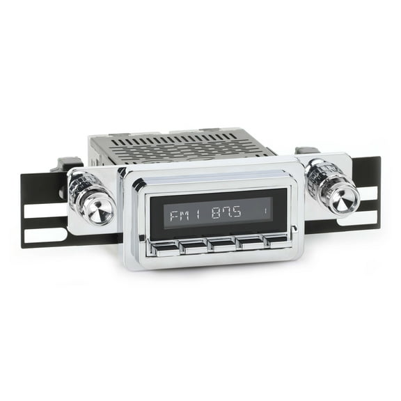 RetroRadio Compatible with 1964-66 Ford Ranchero Features Include Bluetooth, HD, SiriusXM Ready, AM/FM LC-M4-125-04-74F2