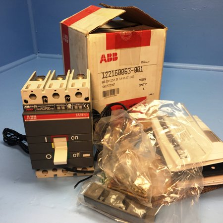 NEW ABB SACE S3 S3H125TCCAS7 125A Circuit Breaker 600V Type S3H 3P 125